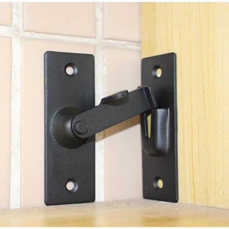 AIDUCHO Serrure De Porte En Acier Inoxydable À Angle Droit À 90 Degrés, Utilisée Pour Les Clôtures En Bois, Les Portes Et Fenêtres, Les Portes Coulissantes