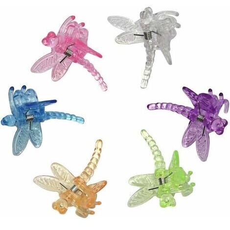 AIDUCHO Support Pour Plantes Grimpantes 30 Pcs Libellule Orchidée Clips Plante Clips Pour Plante Vignes Jardin Fleur Soutien