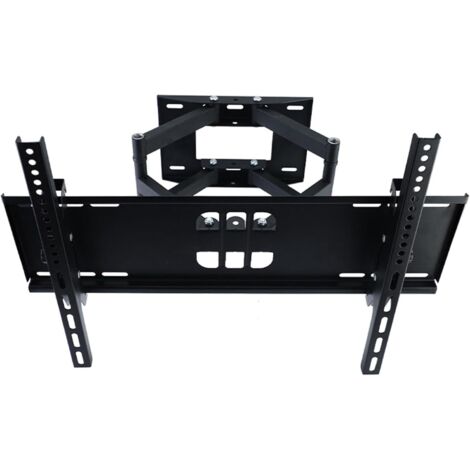 AIDUCHO Support Tv Mural Support Tv Universel Support Tv Suspension Télescopique À Double Bras Angle D'inclinaison Réglable (Noir 32-70 Pouces)