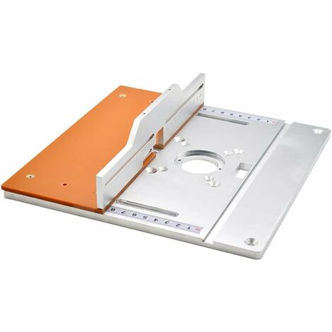 Table de défonceuse en aluminium pour bancs de travail du bois, fraiseuse électrique du bois, table de guide