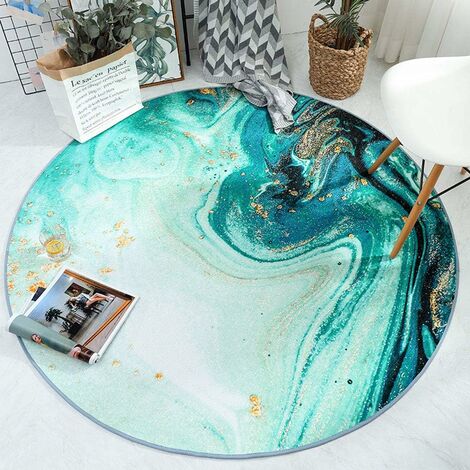 Tapis de décoration Rond Lavables Tapis de Zone Duveteux Grands Coussinets Protecteurs Tapis pour Enfants pour Salon Chambre Tapis de Jeu Enfant Bebe Tapis de Chambre d'enfant