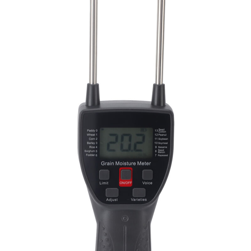 Testeur d'humidité des grains avec sonde vocale 600MM pour riz blé orge maïs oléagineux soja millet sorgho pastèque - Aiducho