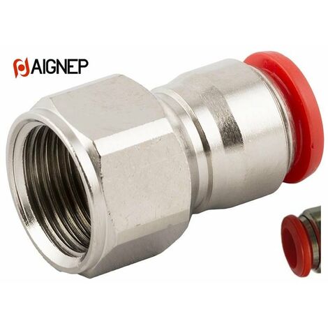 AIGNEP RACCORDO ARIA COMPRESSA ORIENTABILE A L MASCHIO INNESTO RAPIDO 50111  1/8 M - 4 mm