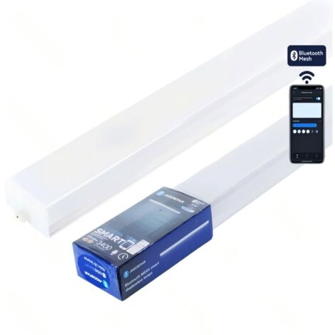 Aigostar 0,9m 30W ampoule intelligente Bluetooth maillée, lumière sans ombre 6500K, panneau LED de bureau