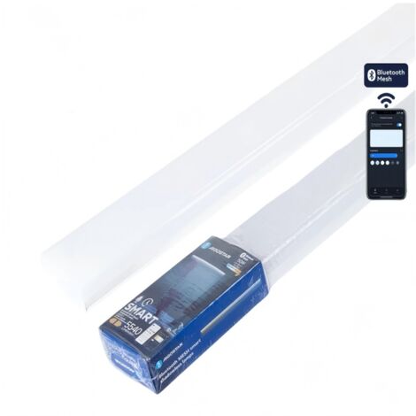 Aigostar 1,5 m 50W 6500K Ampoule intelligente Bluetooth en maille, panneau LED sans ombre