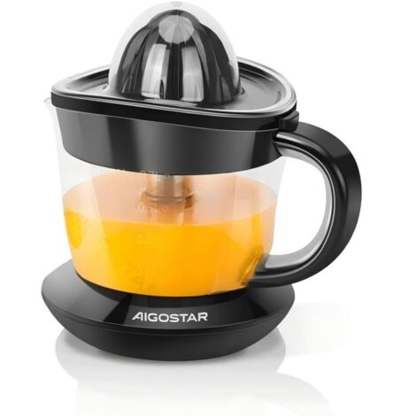 Aigostar 40W 0,7L extracteur automatique d’agrumes, orange, citron et mandarine, machine à jus frais, idéale pour la maison et les bébés