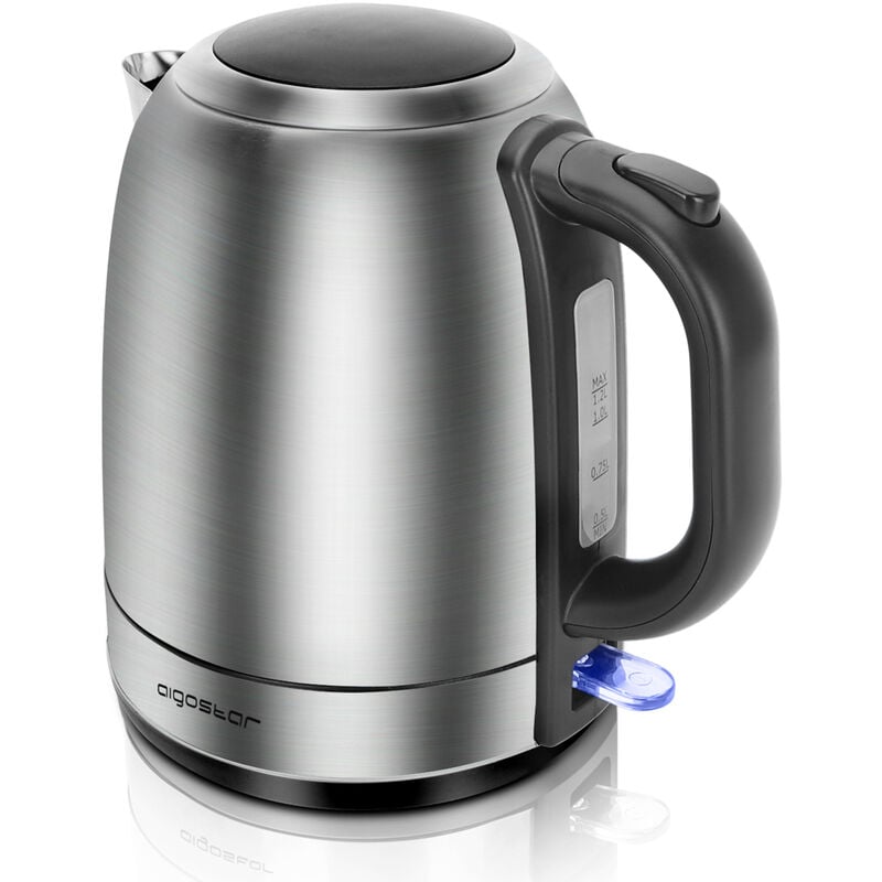 2L - Bouilloire à thé en métal argenté, bouilloire à eau bouillante voyage  Camping cuisine théière en acier i