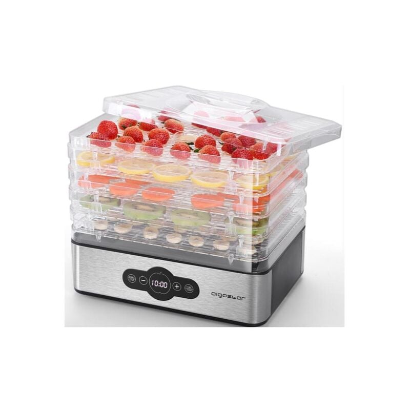 

Crispy Deshidratador de alimentos 240W con 5 bandejas - Aigostar