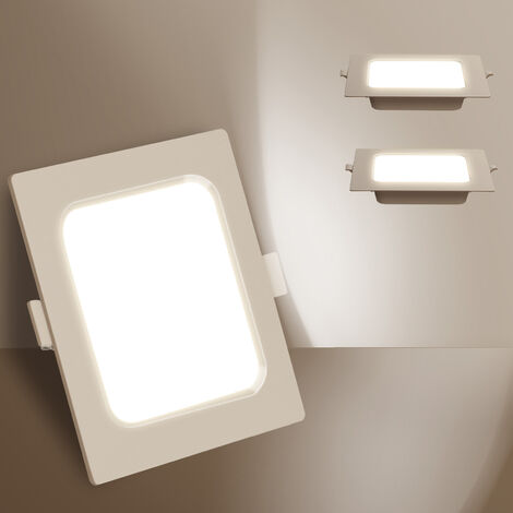 Aigostar Downlight LED Empotrable 15W equivalente 140W, 4000K Luz natural, Blanco,Foco Empotrable LED, Ojos de buey de LED, Ф140-150mm, 2 pack [Clase de eficiencia energética A+]