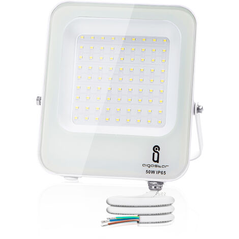 Aigostar - Faretto LED per esterni da 50W 4700lm,IP65 Impermeabile,Luce di sicurezza impermeabile,Bianco freddo 6500K Faretto LED da giardino,cortili, garage,parchi,ecc.