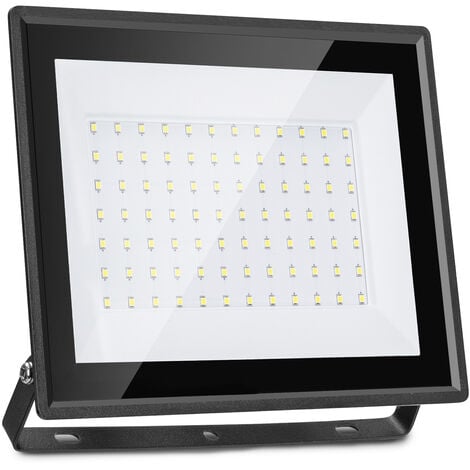 Aigostar Foco LED Exterior 70w 6100LM, Foco Proyectore LED Exterior Impermeable IP65, Focos LED Exterior 84 LED, 6500K Blanco Frío  para Garaje,Jardín,Patio,Parque