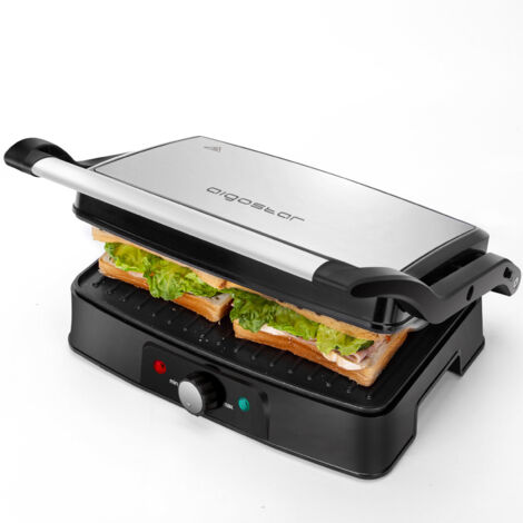 Aigostar KingKong Panini Maker Griglia Multifunzione 1500W 180° Antiaderente