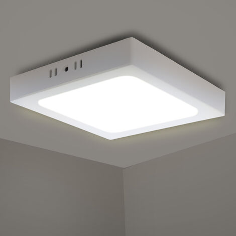 Aigostar Lámpara de Techo LED 18W 1530LM Plafón LED Techo Luz natural 4000K para Cocina Sala de Estar Dormitorio Pasillo D226H35mm