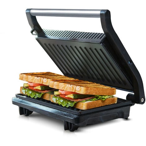 Aigostar Sandwich Maker Panini Press Grill, 3 in 1 Waffle Maker with  Removable Non-stick Plates, Electric Grilled Cheese Maker, Portable Cool  Touch