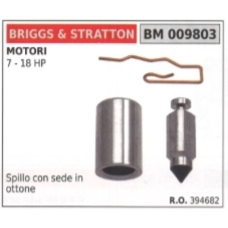 Aiguille de carburateur pour tracteur de pelouse BRIGGS&STRATTON 7-18HP avec siège en laiton