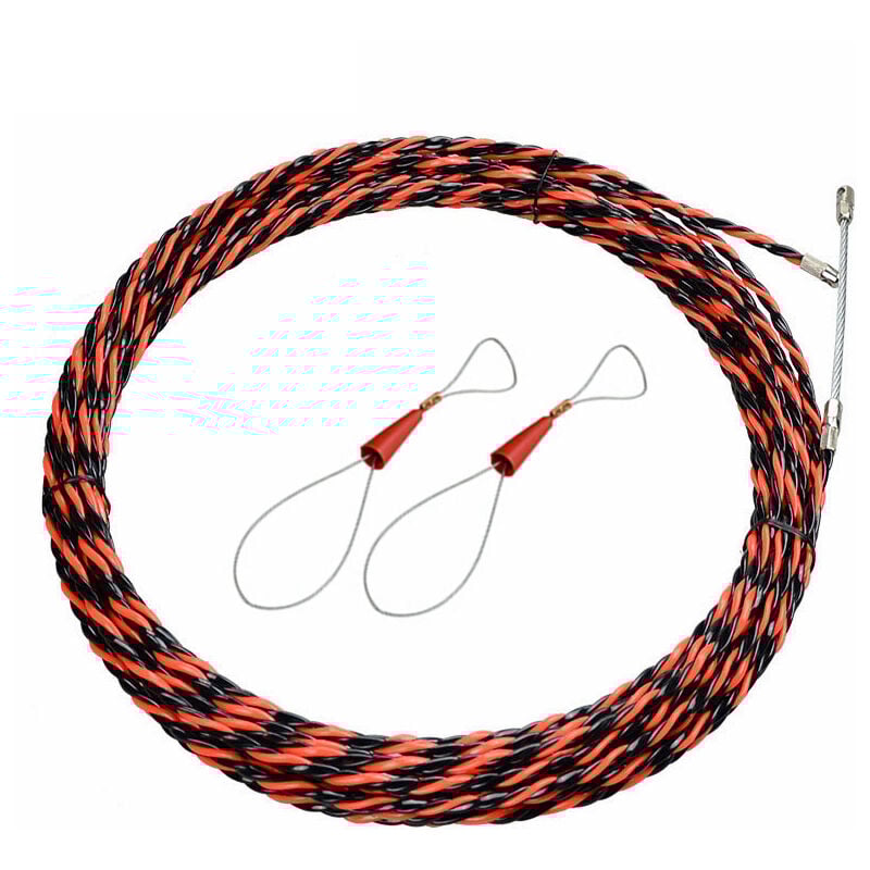 Fei Yu - Aiguille Electricien Tire Fil Electrique Diamètre Aiguille Tire Fil, rétractable d'installation pour tire Cable et rallonge(15M)