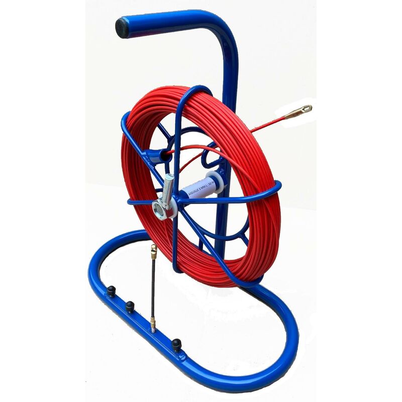 Milnov - Aiguille rouge 3 mm l 30 m sur mini dévidoir (avec 2 accessoires)