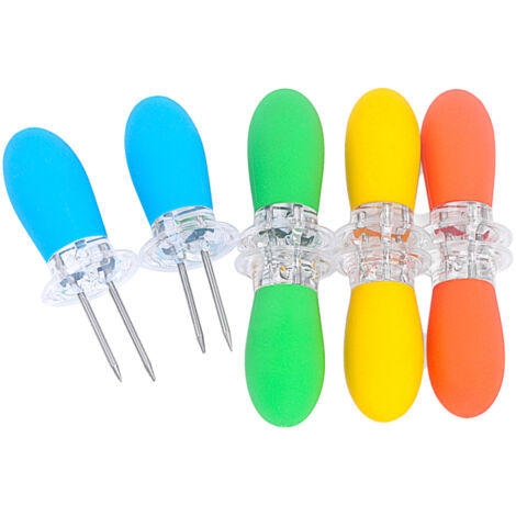 Aiguilles à maïs barbecue 4PCS en acier inoxydable réutilisables