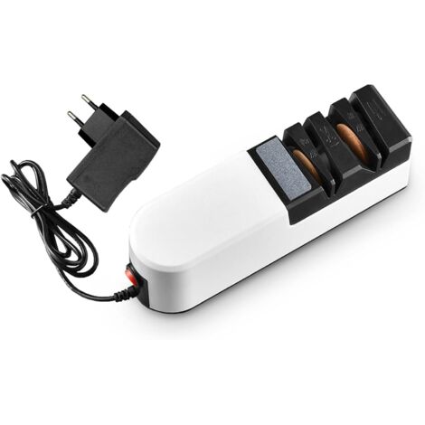 Aiguiseur Couteaux Electriques, 5 en 1 Affuteur de Couteaux Electrique, Aiguiseur Couteaux Professionnel, Eguiseur de Couteau Professionnel pour Couteaux de Cuisine Ciseaux Couteaux à Fruits