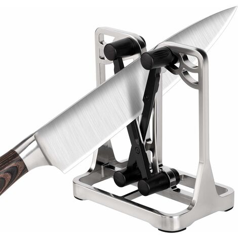 AIGUISEUR,B--couteau rotatif professionnel à 360 °, affûteur à Angle fixe,  système'aiguisage des couteaux de cuisine, outil auxiliai - Cdiscount Maison