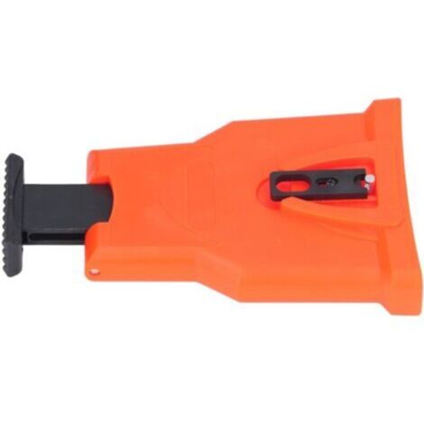 Aiguiseur de Chaîne Rapide pour Scie à Chaîne Outils de Meulage pour Bûcherons Pierre à Aiguiser Chaîne Orange-