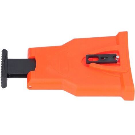 Aiguiseur de Chaîne Rapide pour Scie à Chaîne Outils de Meulage pour Bûcherons Pierre à Aiguiser Chaîne Orange-