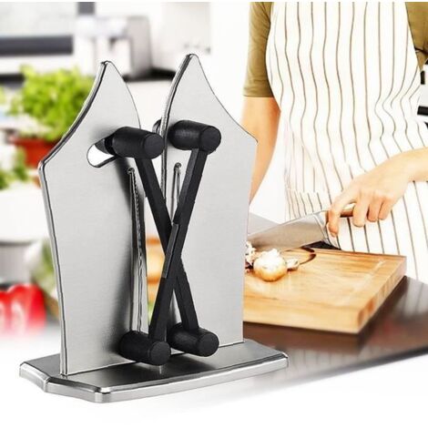 Aiguiseur de couteau de cuisine TD® 77.612.5cm Polissage rapide Avec base