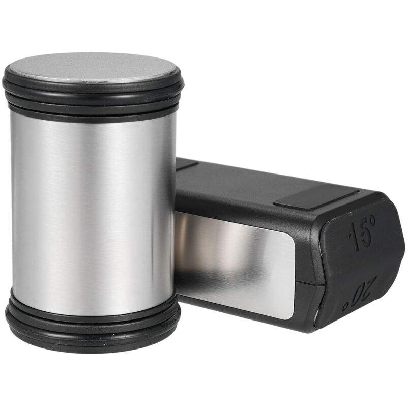 Lifcausal - Aiguiseur de couteaux à roulettes - Outil d'affûtage de couteaux avec disques diamantés et céramiques pour acier de toute dureté, base