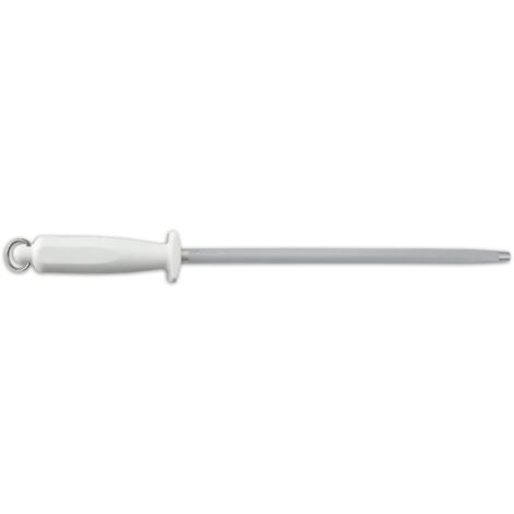 Aiguiseur de couteaux Chaira Arcos 278514 avec lame en acier au carbone de 30 cm et polypropylène blanc mango avec couvercle de lame ø 13 mm
