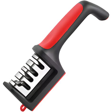 AIGUISEUR DE COUTEAUX DE CUISINE MODERNE ROUGE