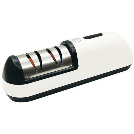 Aiguiseur de Couteaux de cuisine丨Aiguiseur Electrique de Couteau 2 en 1, Affûteur à Deux Niveaux, Outils de Cuisine pour Réparer et Restaurer les Lames