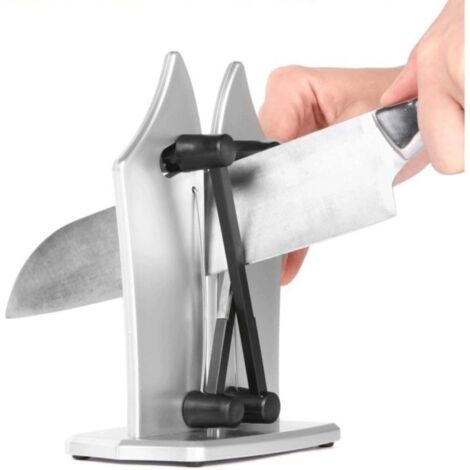 Aiguiseur de couteaux domestique - Pour tous les couteaux - Ustensiles de cuisine manuels - Multifonction - Fer