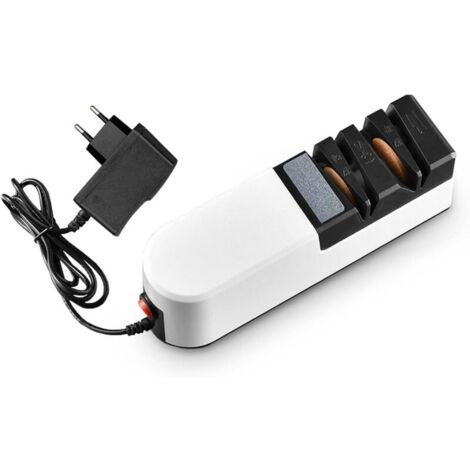 Aiguiseur de couteaux électrique, aiguiseur de couteaux électrique 5 en 1, aiguiseur de couteaux professionnel, aiguiseur de couteaux professionnel pour couteaux de cuisine, ciseaux, couteaux à fruits
