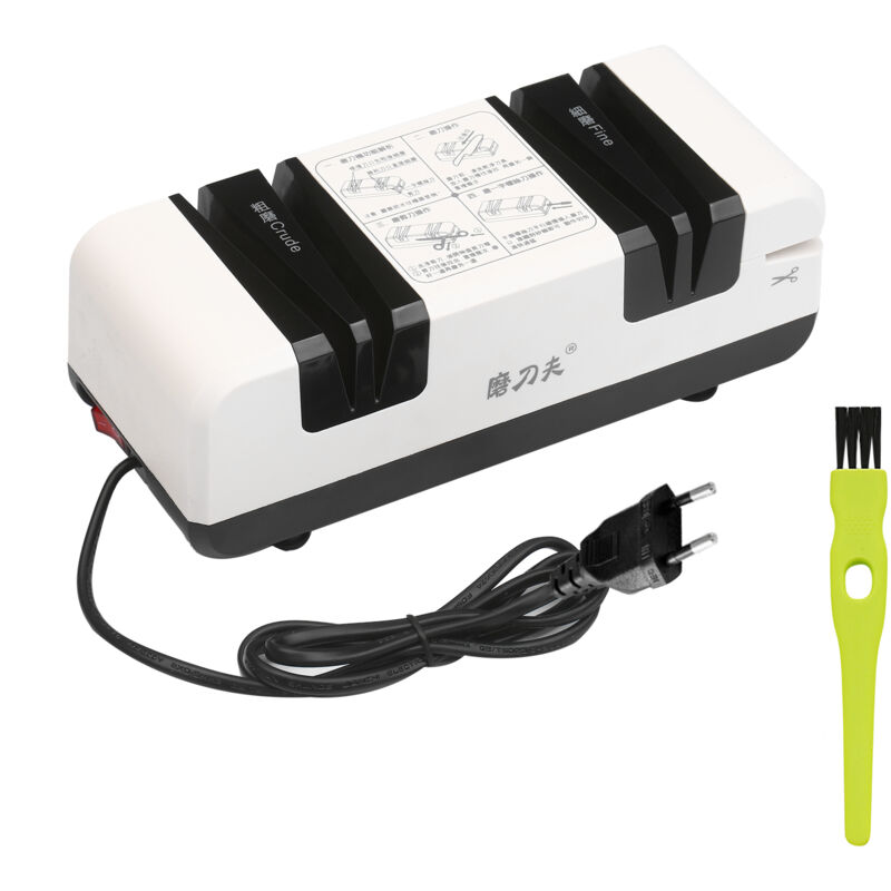 Lifcausal - Aiguiseur de couteaux électrique professionnel Aiguiseurs de coupe automatiques multifonctionnels avec biseau de 15 degrés Rainures
