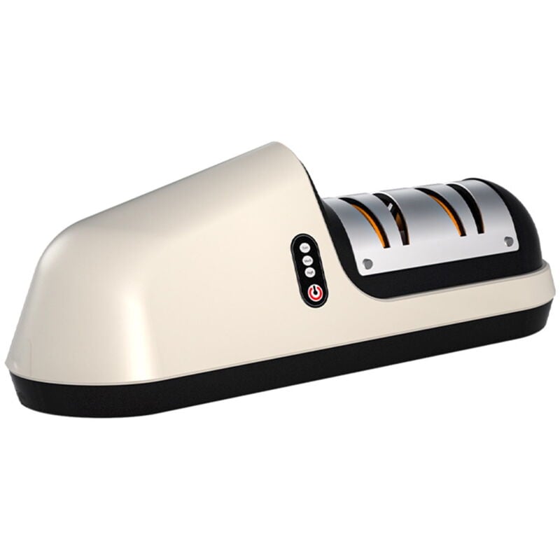 Feiyue - Aiguiseur de couteaux électrique réglable à trois niveaux, affûtage automatique des couteaux