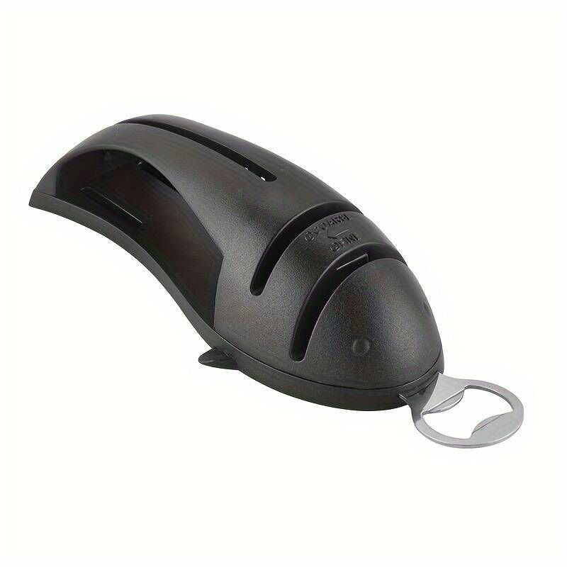 Aiguiseur de couteaux en forme de poisson, aiguiseur de couteaux multifonctionnel et portable pour la cuisine, le camping et les activités de plein