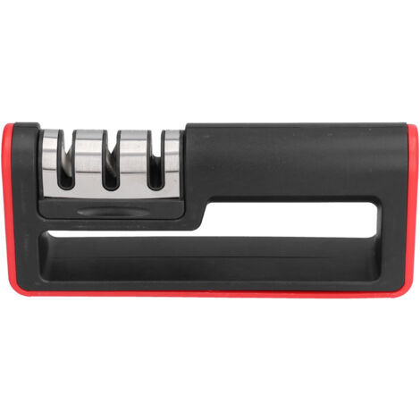 Aiguiseur de couteaux manuel 3 étapes multifonction en acier inoxydable pour cuisine