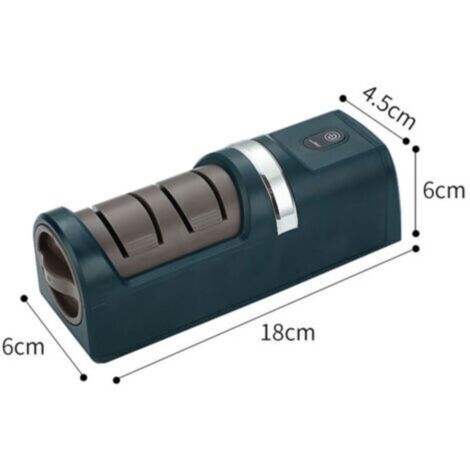 Aiguiseur Électrique Vert pour Couteaux et Outils de Cuisine Pratique et Rapide -