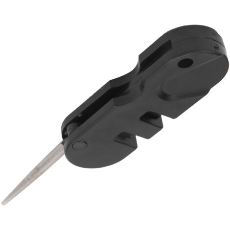 Aiguisoir de Couteaux 4 en 1 en Carbure de Tungstène Portable pour Outils de Cuisine et de Plein Air