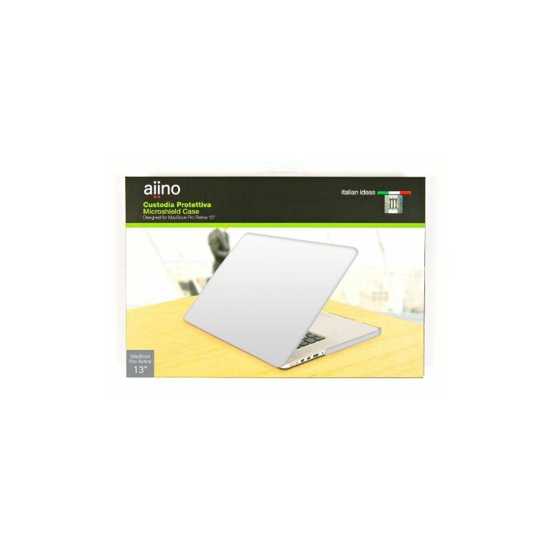 Image of Aiino - Custodia Rigida Hard Shell Cover Case Accessorio per Apple MacBook Retina 13 pc Portatile, Trasparente Matte