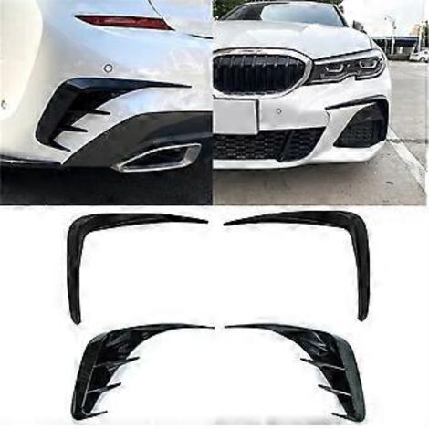 Ailerons de pare-chocs avant et arrière, garniture de feux antibrouillard / Aileron de pare-chocs avant et arrière pour BMW Série 3 G20 G21 G28 201