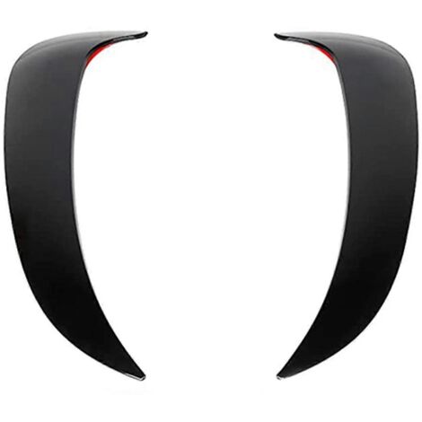Ailerons de ventilation latéraux noirs pour garde-boue avant de portière avant pour Charger 15-21--