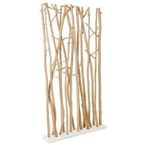 Aili Paravent aus Naturholz 100x18,5x180h cm