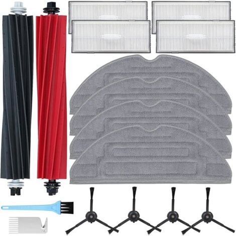 AiLomey Kit accessoires pour Roborock S8 Pro Ultra Pices de Rechange pour Roborock S8 S8 Plu BROSSE ET ACCESSOIRE D’ASPIRAT