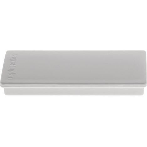 Aimant à angle droit l.55xP22xép.8 mm gris MAGNETOPLAN (Par 10)