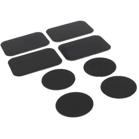 Aimant adhésif autocollant Autocollant auto-adhésif de plaques métalliques 8 pièces pour support de téléphone