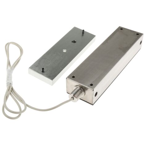 Aimant de porte pour contrôle d'accès RS PRO 12 V dc, 24 V dc, 1200lb Simple porte ( Prix pour 1 )
