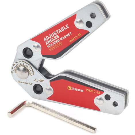 Aimant de soudage réglable 20°-200°, support magnétique pour soudeur, outil et accessoire de soudage.
