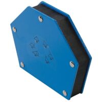 Aimant De Soudage Silverline 75 Mm, Référence 675214, Bleu, Acier - Neuf, Garantie à Vie