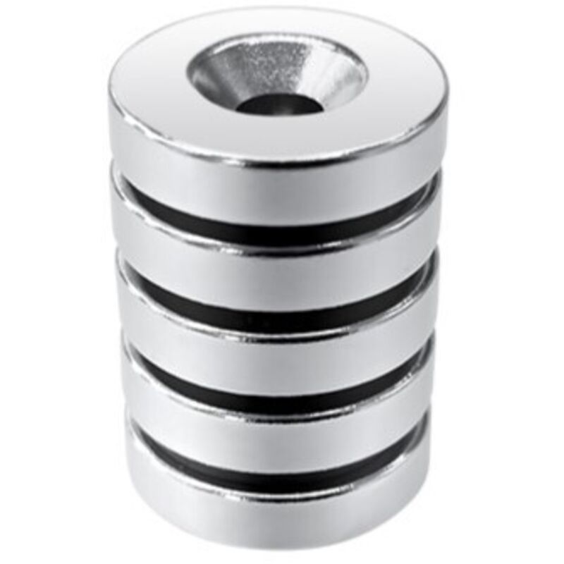 Aimant en néodyme Rs Pro 3.5mm, épaisseur 3.25mm ( Prix pour Barrette de 5 )